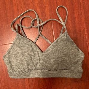 Grey Sports Bra size small